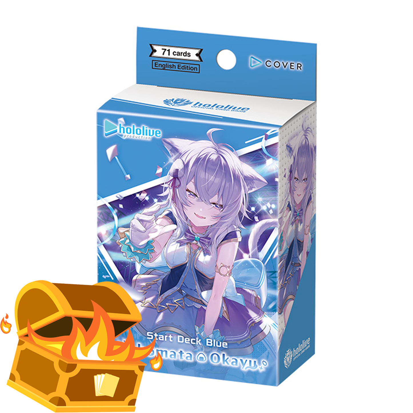 hololive OFFICIAL CARD GAME Start Deck– Blue Nekomata Okayu